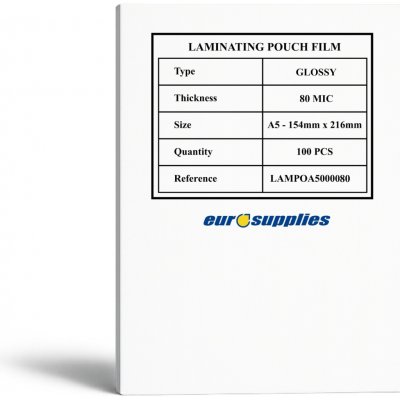 EUROSUPPLIES A5/160 lesklé - balení 100 ks – Zboží Dáma