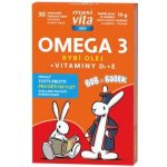 Maxi Vita Kids Omega 3 + vitaminy D, E 30 tablet – Hledejceny.cz