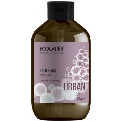 EcoLatier Urban antistresová pěna do koupele levandule a nektarinka 600 ml – Zboží Mobilmania