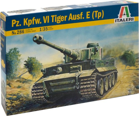 Italeri Model Kit TIGER I AUSF. E H1t 0286 1:35