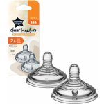 Tommee Tippee náhradní savička rychlý průtok transparentní – Zboží Dáma