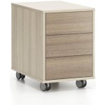 Plan Layers 3 zásuvky 400x600x575mm dub přírodní / dub mořený – Hledejceny.cz