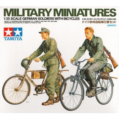 Němečtí vojáci s bicykly 1:35 – Zboží Dáma