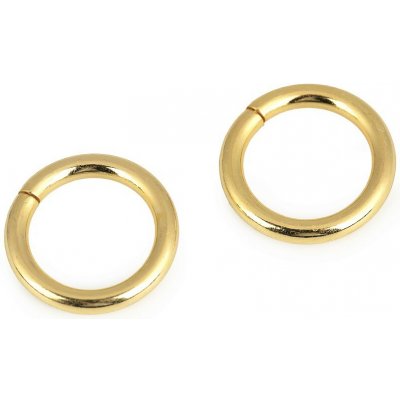 Pro Háčkování Kroužek zlatý klasik Ø 21 mm, 10 ks – Hledejceny.cz