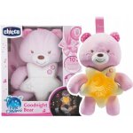 Chicco Goodnight bear svítící medvídek růžový – Zboží Dáma