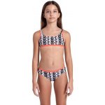 Arena dívčí dvoudílné plavky Monogram bikini Bralette černo - oranžové – Hledejceny.cz