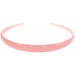 Plastová úzká čelenka do vlasů červená – Zboží Dáma