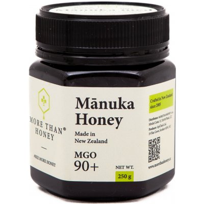 Med Manuka 90+ MGO, balení 250 g | MORE THAN HONEY – Zbozi.Blesk.cz