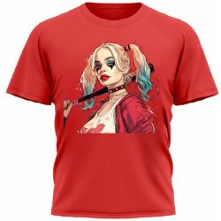 Harley Quinn Červená