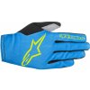 Rukavice na kolo Alpinestars Aero LF blue/acid-yellow