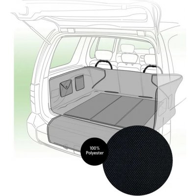 Karlie-Flamingo Přehoz do kufru auta Aiko černý 160 x 121 cm – Zboží Mobilmania