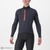 Cyklistický dres Castelli ENTRATA THERMAL světle černá