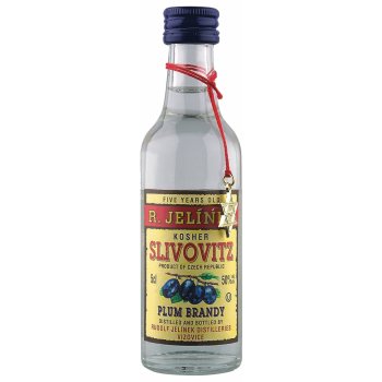 R. Jelínek Slivovice Kosher 5y 50% 0,05 l (holá láhev)