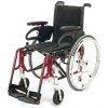 Invalidní vozík DMA Vozík mechanický odlehčený - BASIC LIGHT PLUS RED Šířka sedu: 39 cm