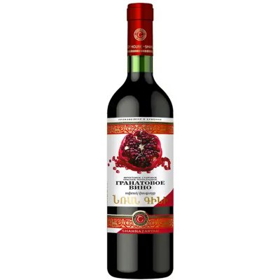 Shahnazaryan GRANÁTOVÉ VÍNO polosladké 12,5% 0,75 l (holá lahev) – Zboží Dáma