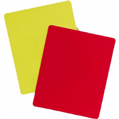Kipsta Karty pro rozhodčí žlutá a červená – Zboží Mobilmania