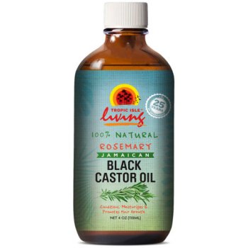 Tropic Isle Living černý ricinový olej s rozmarýnem 240 ml