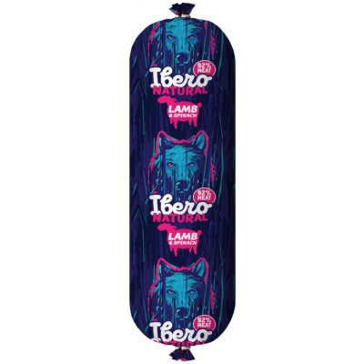 Ibero Natural Sausage Lamb & Spinach 800 g – Hledejceny.cz