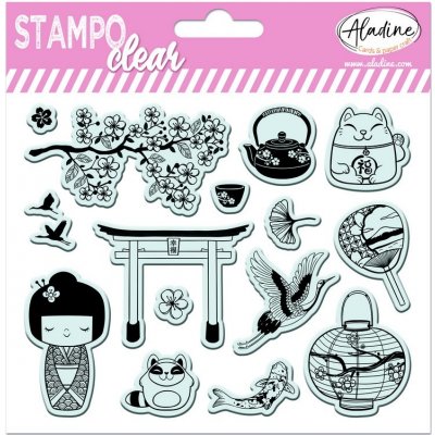 Aladine Gelová razítka Stampo Clear Japonsko