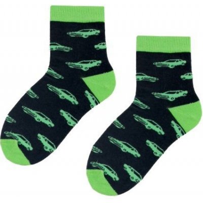ponožky Auto zelená