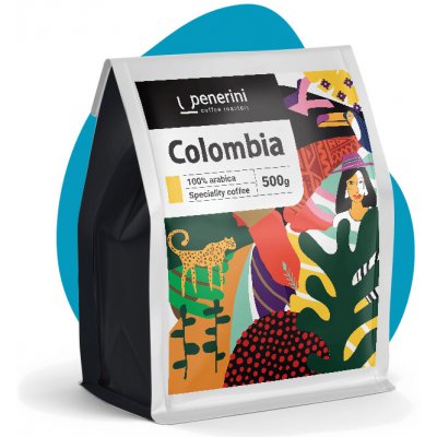 Penerini Colombia César Diaz Incorporate 100% arabika zrnková 0,5 kg – Hledejceny.cz