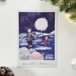 Be Nice EKO pohled Nebeská procházka modrý 1 ks – Zboží Mobilmania