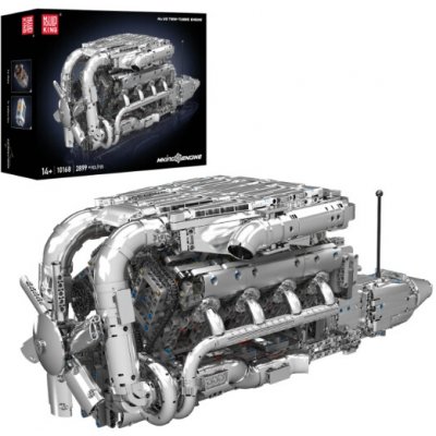 Mould King 10168 Automobilový motor Mercedes AMG V8 Twin-turbo – Zboží Dáma