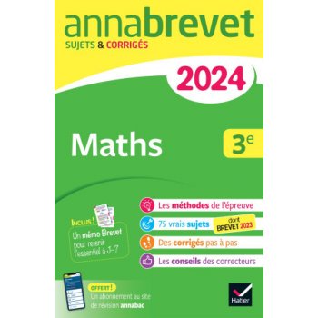 Annales Du Brevet Annabrevet 2024 Maths 3e Od 275 Kč - Heureka.cz