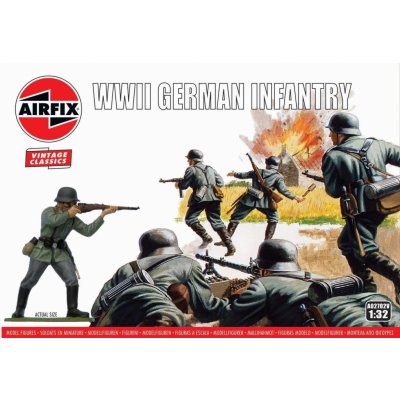Airfix Classic Kit VINTAGE figurky A02702V WIWII German Infantry 1:32 – Hledejceny.cz