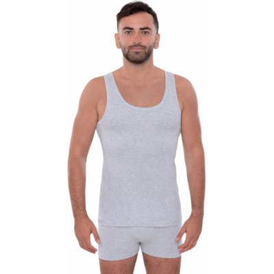 Wadima Pánský nátělník se širokými ramínky 20207 30 šedá M – Zboží Dáma