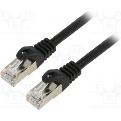 Lanberg PCF6-10CC-2000-BK Patch F/UTP Kat. 6 RJ45 vidlice z obou stran lanko CCA – Zboží Živě