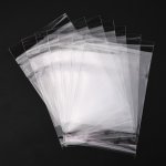 Celofánové sáčky s lepící klopou a otvorem na zavěšení - transparentní - 14 x 8 cm - 100 ks – Zboží Dáma