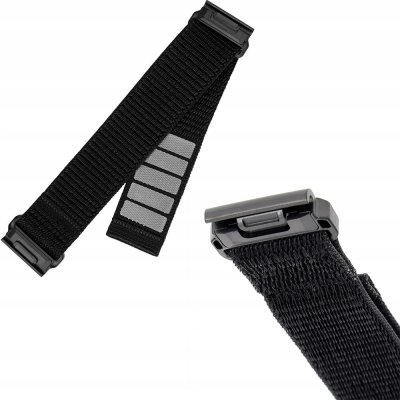 FIXED Nylon Sporty Strap na Garmin QuickFit 26mm FIXNST2-QF26MM-BK černý – Zboží Živě