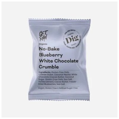 Dig Tyčinka ovesná nepečená s bílou čokoládou a borůvkami BIO 35 g – Zboží Dáma