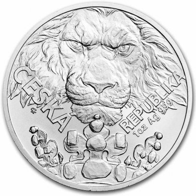 Česká mincovna Stříbrná mince Stříbrný Český Lev $2 Niue 1 oz – Zboží Mobilmania