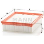 Vzduchový filtr MANN-FILTER C 2548 – Hledejceny.cz
