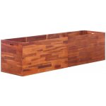 Greatstore Vyvýšený záhon akáciové dřevo 200 x 50 x 50 cm – Zbozi.Blesk.cz