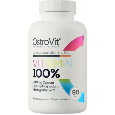 OstroVit 100% Vit & Min 90 tablet – Hledejceny.cz