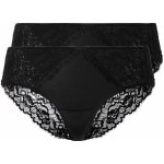 esmara Dámské kalhotky s krajkou, 2 kusy černá – Hledejceny.cz
