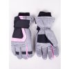 Yoclub dámské zimní lyžařské rukavice REN-0261K-A150 grey