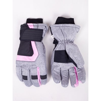 Yoclub dámské zimní lyžařské rukavice REN-0261K-A150 grey – Sleviste.cz