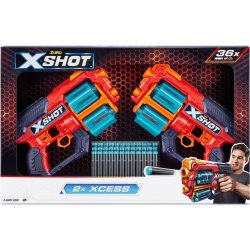 X-Shot ZuruExcel Xcess Blaster 2 zbraně 36 šipkami