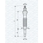 Žhavicí svíčka MAGNETI MARELLI 062900072304 – Zboží Mobilmania