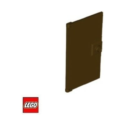LEGO® 60616 Dveře k rámu 1x4x6 Tmavě-Hnědá – Hledejceny.cz