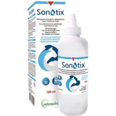 Sonotix čistič uší pro psy a kočky 120 ml – Zboží Dáma