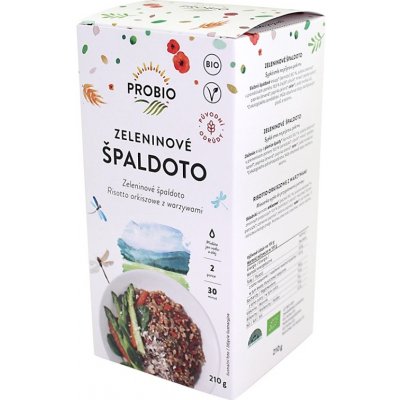 Probio Zeleninové špaldoto BIO 210 g – Sleviste.cz