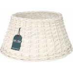 KOTARBAU® Sukně na vánoční stromek z vrby Ø 50 cm Stojan na vánoční stromek z běleného ratanu Přírodní koš na vánoční stromek Kryt na stojan na vánoční stromek Deco podstavec na jedli – Zboží Mobilmania