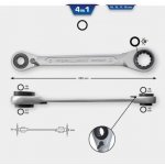 KS Tools Ráčna-dvojitý očkový klíč BT013901 – Zboží Dáma