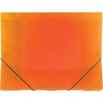 Karton P+P Desky Opaline s chlopněmi a gumičkou A4, oranžové – Zboží Živě