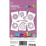 Papírové šablony sada M1 Spirály – Zboží Dáma